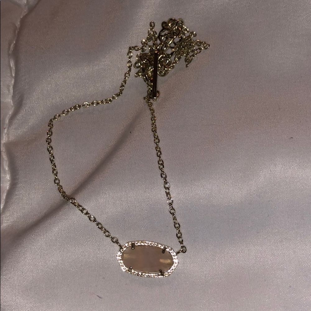 Light Pink and Gold Kendra Scott Necklace